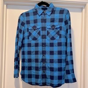 J.crew Flannel Top